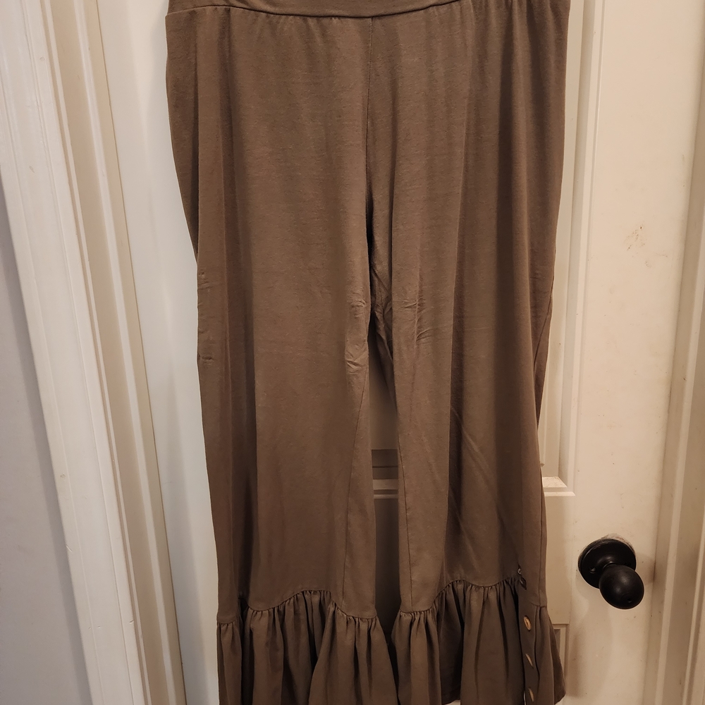 Matilda Jane Olive Green Ruffle Pants